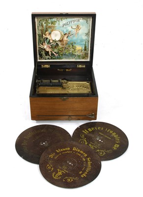 Lot 157 - A Polyphon disc musical box