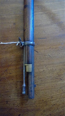 Lot 241 - A Snider-Enfield .577 triple banded breech-loading rifle