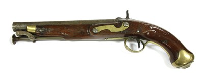 Lot 129 - A 19th century percussion pistol