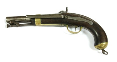 Lot 126 - A French percussion belt pistol