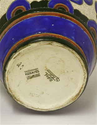 Lot 205 - A Boch Frères Keramis pottery vase