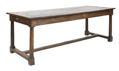 Lot 661 - A farmhouse table
