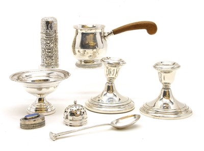 Lot 75 - A collection of silver items