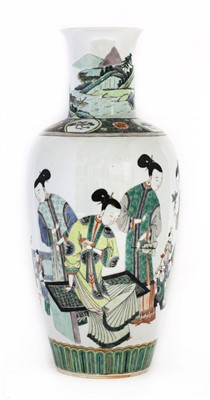 Lot 110 - A Chinese wucai vase