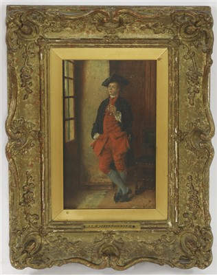 Lot 423 - Jean-Louis Ernest Meissonier (French, 1815-1891)