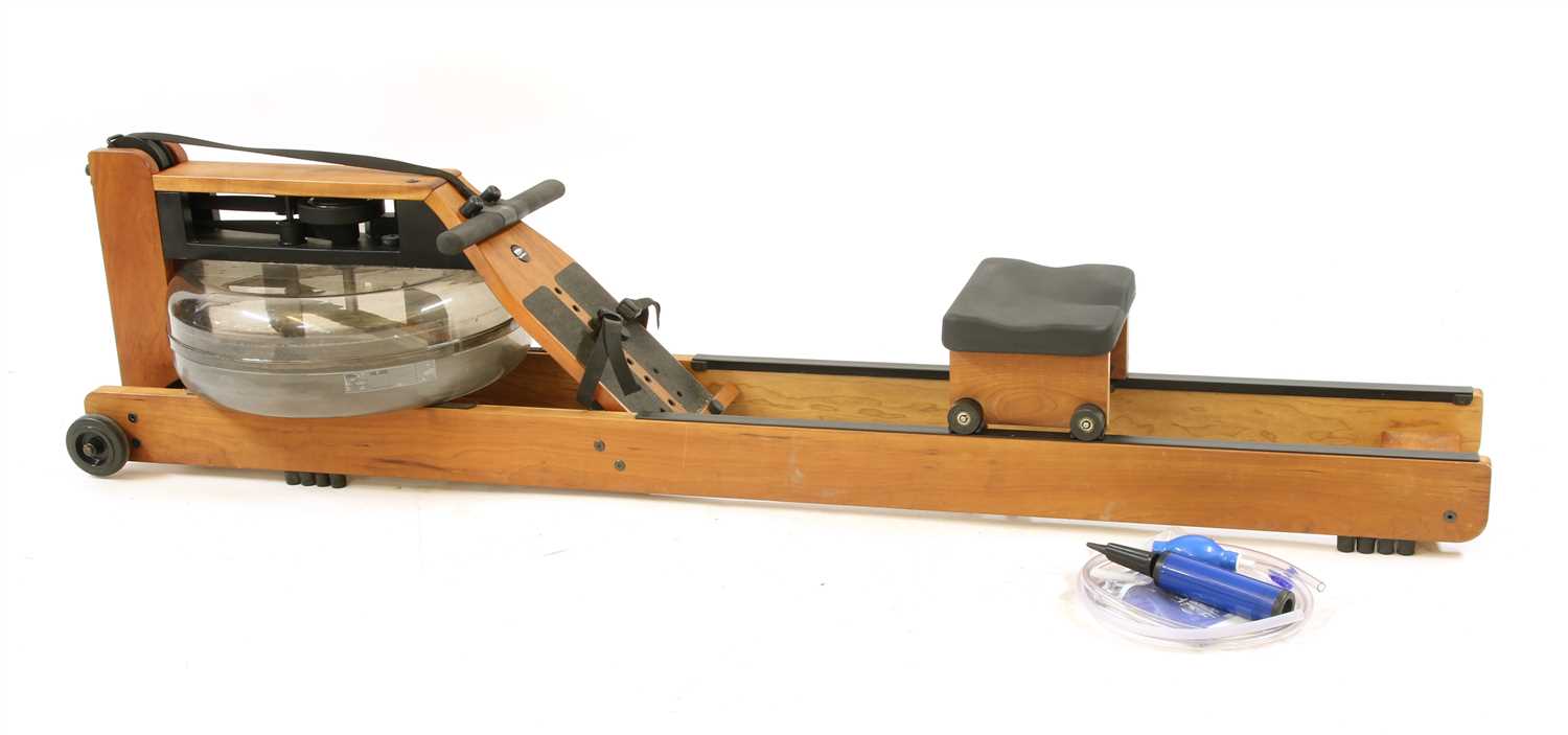 Lot 289 - A Water Rower wooden framed rowing machine
