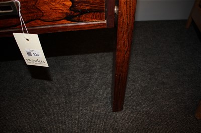 Lot 329 - A Danish rosewood desk