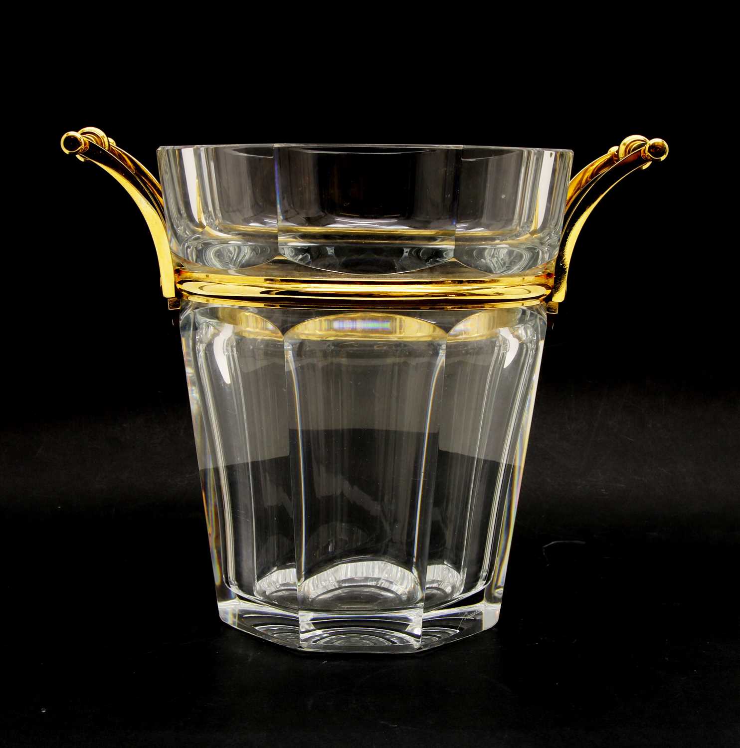 Lot 145 - A Baccarat crystal champagne bucket