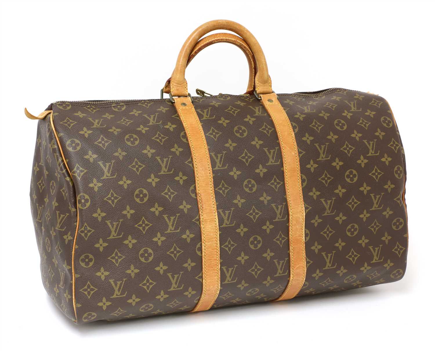 Lot 216 - A Louis Vuitton monogrammed canvas Keepall 50 holdall