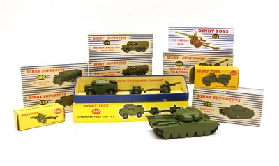 Lot 190c - A collection of Dinky military vehicles