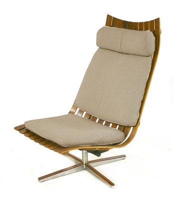 Lot 611 - A 'Scandia' rosewood lounge chair