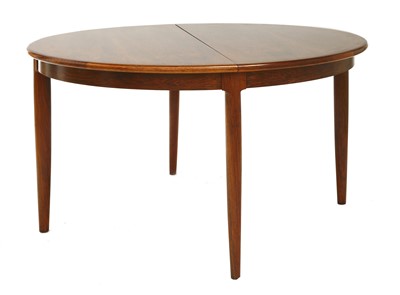 Lot 443 - A Danish rosewood dining table