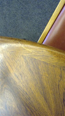 Lot 443 - A Danish rosewood dining table