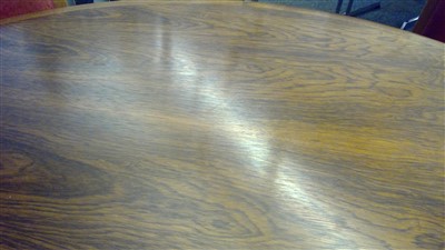 Lot 443 - A Danish rosewood dining table