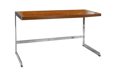 Lot 375 - A Merrow Associates' rosewood and chrome desk