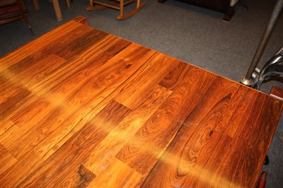 Lot 626 - A rosewood desk