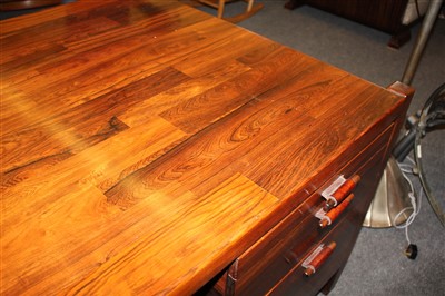 Lot 626 - A rosewood desk