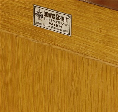 Lot 62 - A Viennese mahogany sideboard