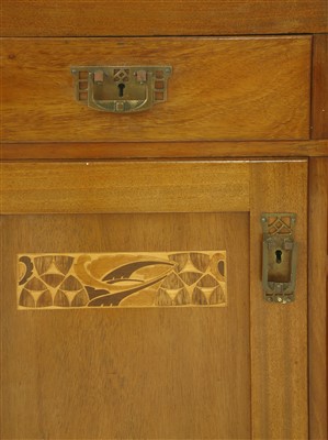 Lot 62 - A Viennese mahogany sideboard
