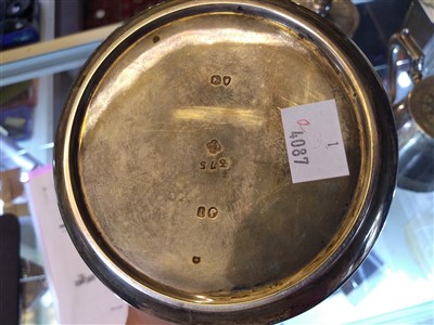 Lot 323 - A Victorian hallmarked silver four piece tea set
