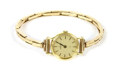 Lot 88 - A ladies 18ct gold quartz Eterna wristwatch