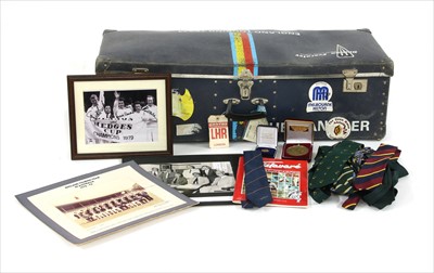 Lot 533A - An England cricket team tour chest