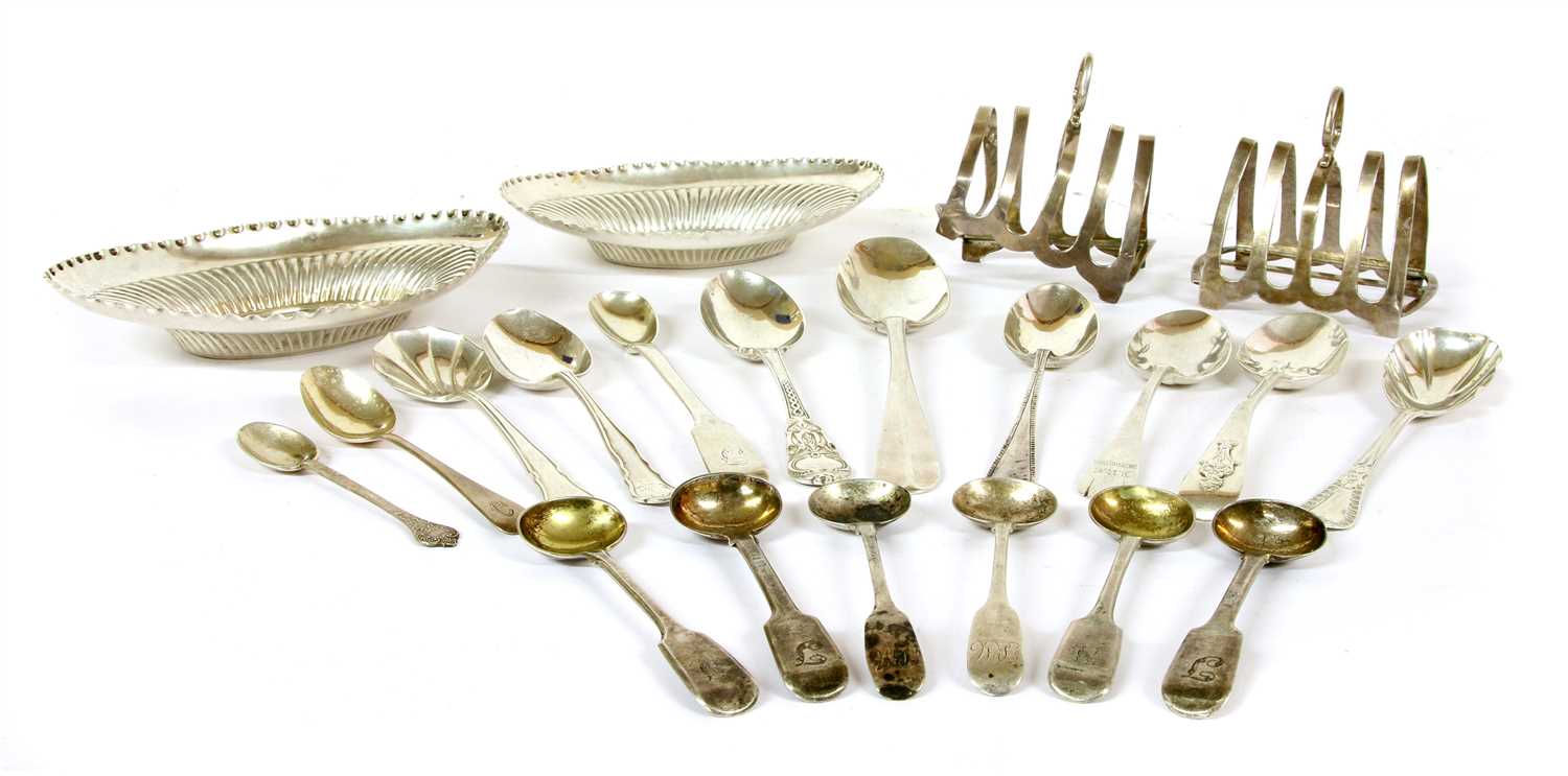 Lot 276 - A George II silver spoon