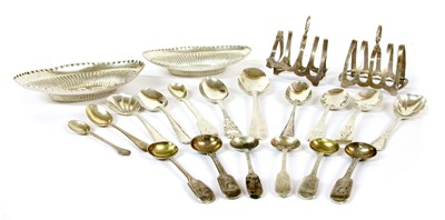 Lot 276 - A George II silver spoon