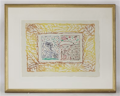 Lot 1507 - Pierre Alechinsky (Belgian, b.1927)