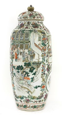 Lot 80 - A Chinese famille rose vase