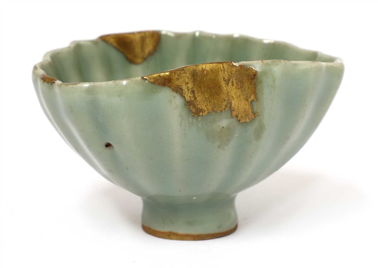 Lot 7 - A Chinese celadon tea bowl