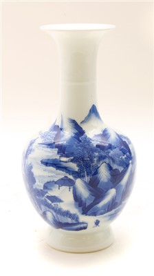 Lot 404 - A Chinese blue and white vase