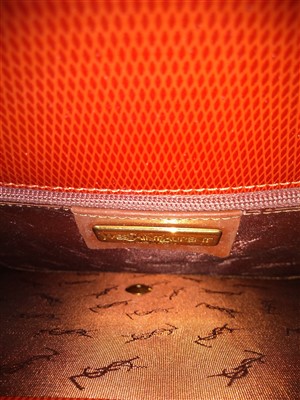 Lot 197 - A Yves Saint Laurent tan leather shoulder bag