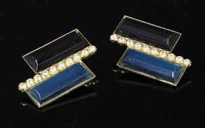 Lot 657 - Three pairs of Emilio Pucci earrings, c.1980