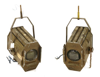 Lot 342 - A pair of Furse stage lights
