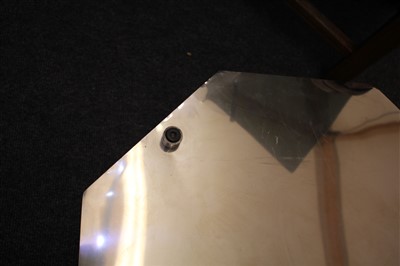 Lot 401 - An octagonal glass coffee table