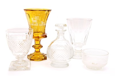 Lot 461 - 19th century glassware