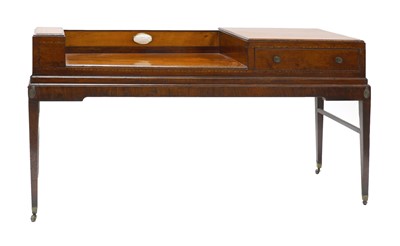Lot 865 - A square piano sideboard