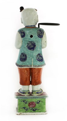 Lot 87 - A Chinese famille rose figure