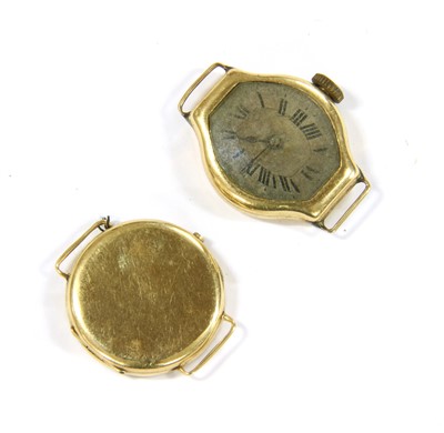 Lot 94 - An 18ct gold mechanical wristwatch