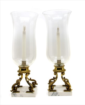 Lot 513 - A pair of storm lanterns