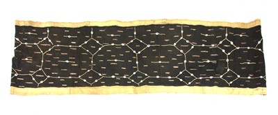 Lot 528 - An South African woven cloth panel