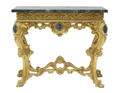 Lot 414 - A George II-style giltwood pier table