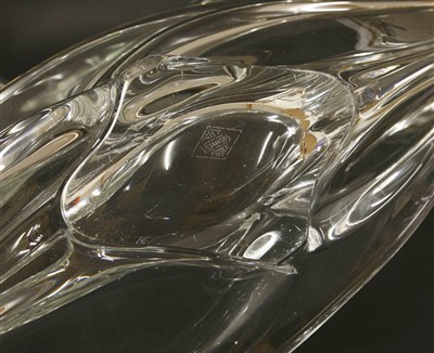 Lot 524 - Three French clear glass bowls