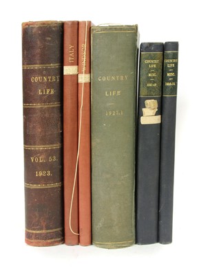 Lot 405 - Country Life: 15 volumes and part vols. 1915-1955