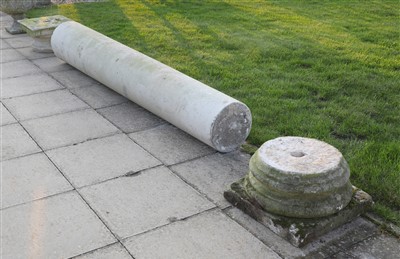 Lot 935 - A stone column