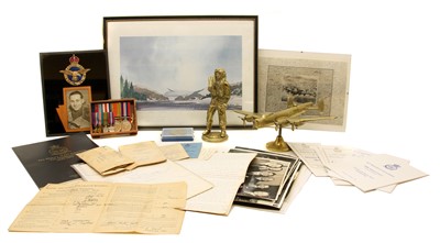 Lot 125 - A collection of Dambuster memorabilia from RAF 617 Squadron gunner Albert Leslie Smith (1920-1996)