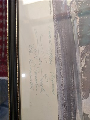 Lot 125 - A collection of Dambuster memorabilia from RAF 617 Squadron gunner Albert Leslie Smith (1920-1996)