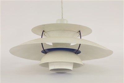 Lot 613 - A Louis Poulsen PH5 hanging pendant lamp