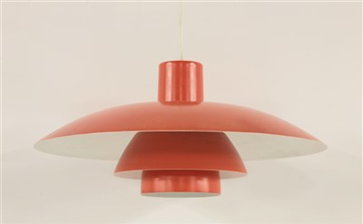 Lot 607 - A Louis Poulsen PH 2/1 hanging light pendant